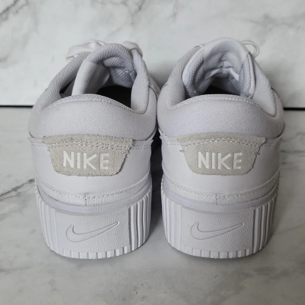 Nike Court Legacy Lift Womens White Sneakers Shoes Size 9.5